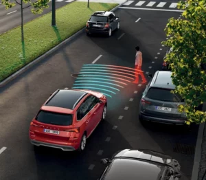 Skoda Kamiq - Assistant d'aide à la conduite : front assist