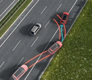 Skoda Kamiq - Assistant d'aide à la conduite : évitement des multiples collisions