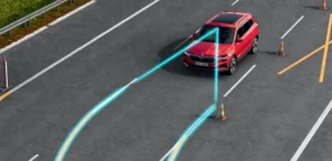 Skoda Karoq - Assistant d'aide à la conduite :Lane Assist
