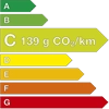 Étiquette énergétique - loi sur la transition énergétique - 139 g/CO2/km