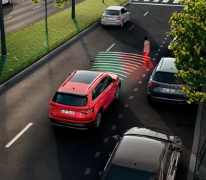 Skoda Karoq - Assistant d'aide à la conduite : Front Assist