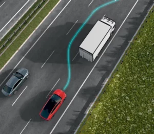 Skoda Enyaq coupé iV - Assistant d'aide à la conduite - aide au dépassement