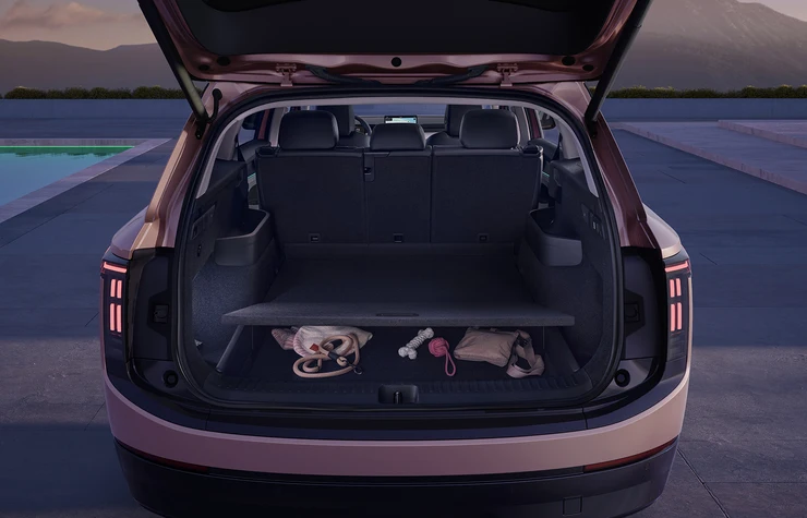 Škoda peaq interieur coffre